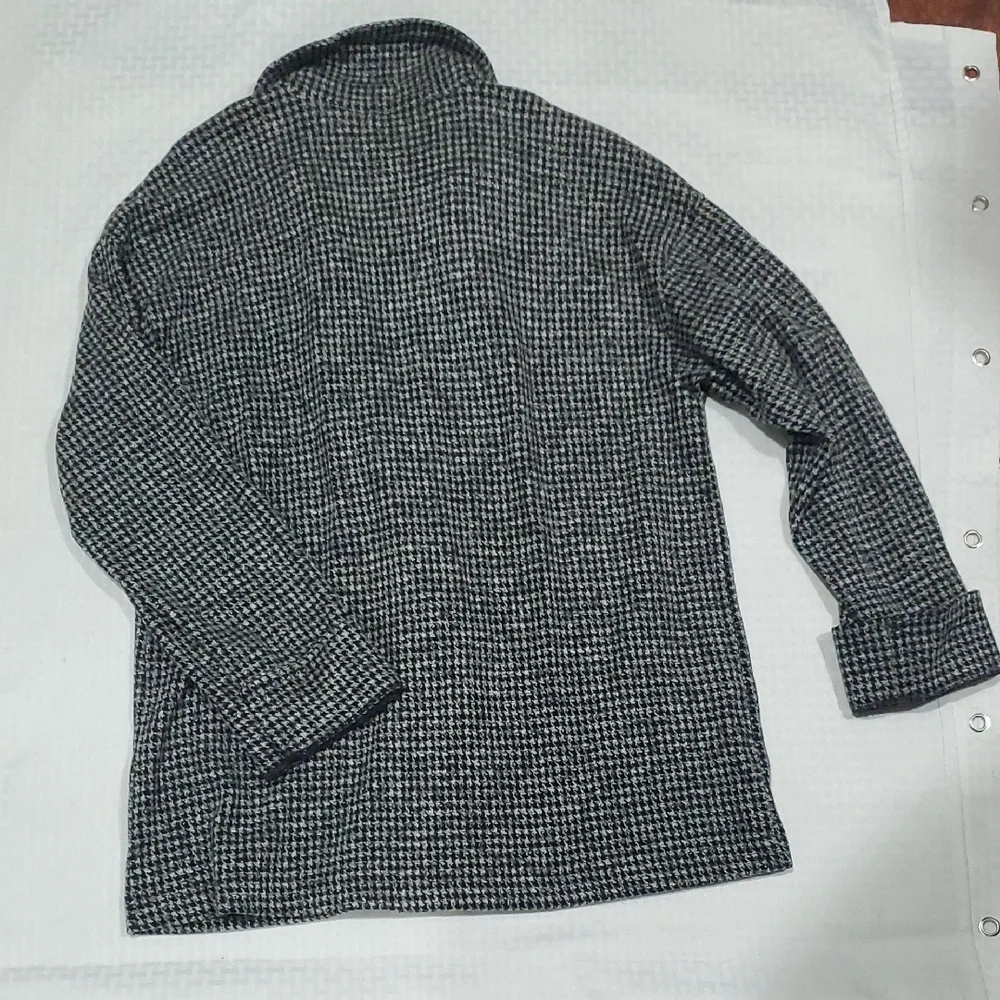 Madewell Black and gray Houndstooth Jacket double breasted  jacket size M - Picture 8 of 10